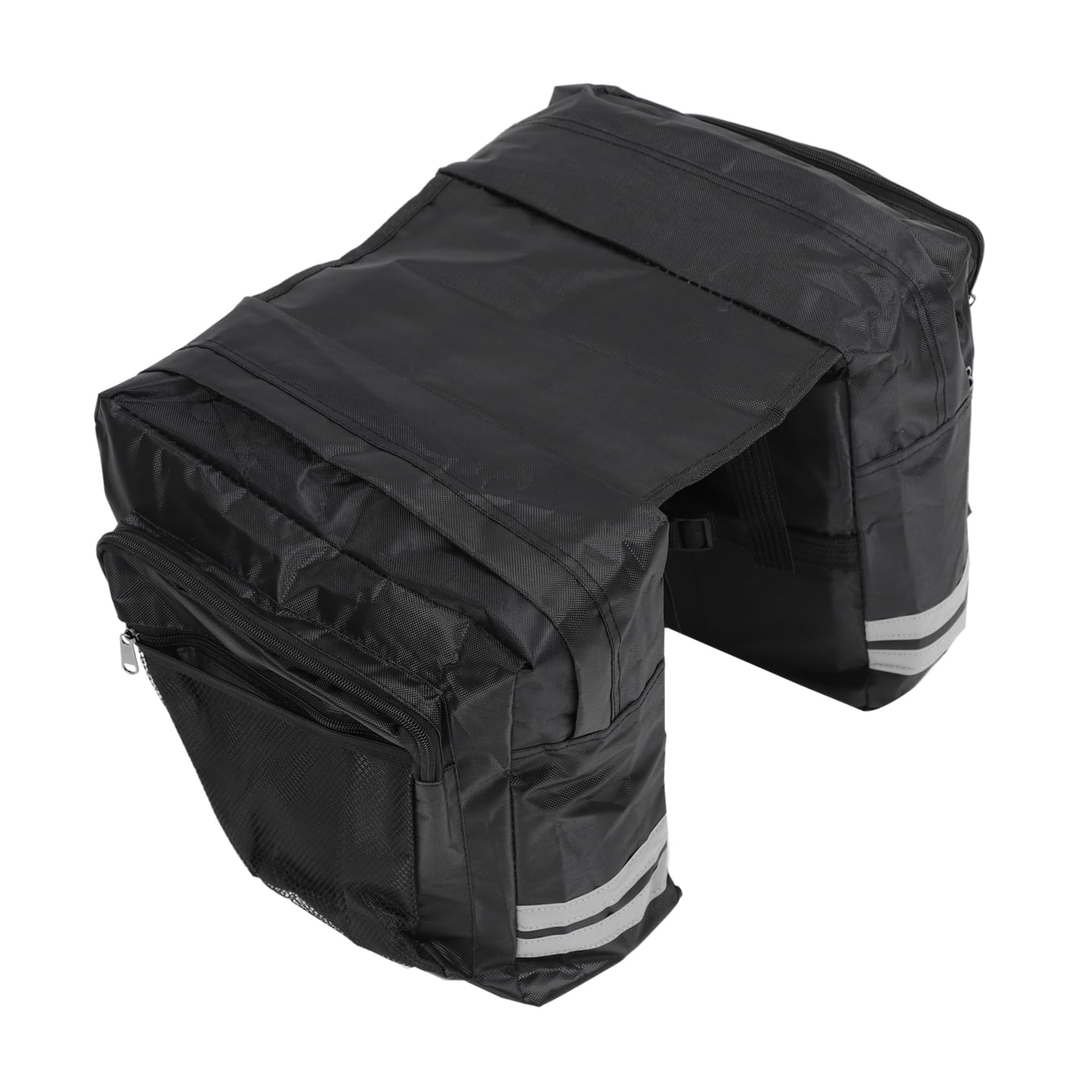 Milisten Capacity Pannier Bag for Bicycles Bike Saddle Bag with Reflective Strips Easy Installation for Commuters and Mountain Biking Durable Material