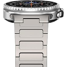 NewWays Grade 2 Titanium Link Bracelet for Samsung Galaxy Watch 9 8/8 Classic Band for Men