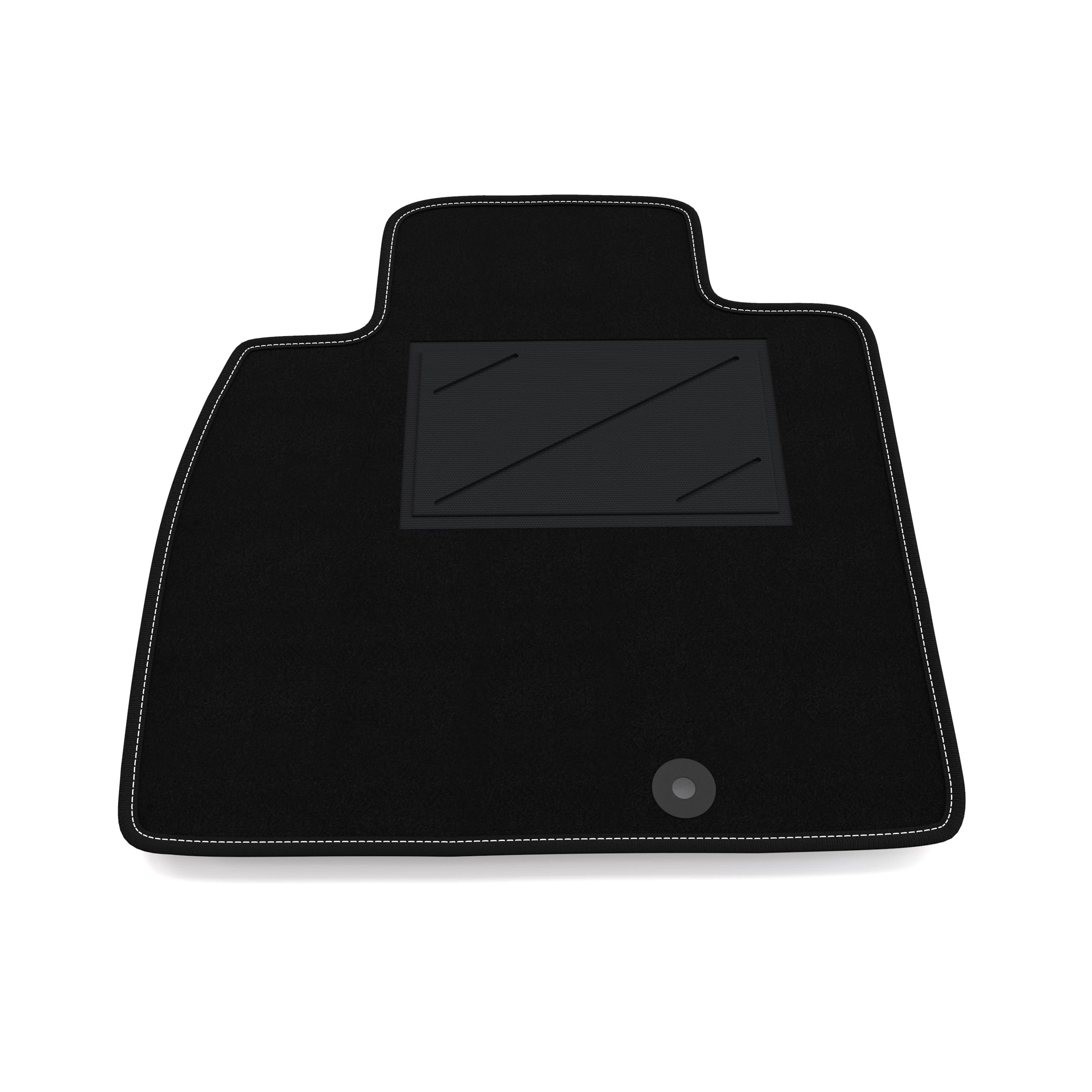 Tappetino Auto Somer Car Per Nissan Juke 2010-2019 - Solo Guida, Moquette Nera Su Misura Con Battitacco