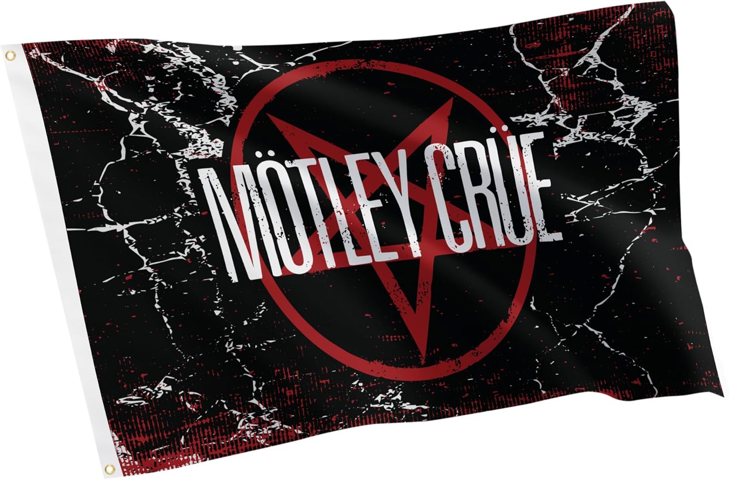 Desert Cactus Motley Crue Flag - 3 x 5 Feet CrueHeads Banner, Indoor/Outdoor Durable Fabric Display (Style G)