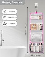 Vista 3 de Relavel Neceser colgante para viajar, 01 Rosa Hot, L