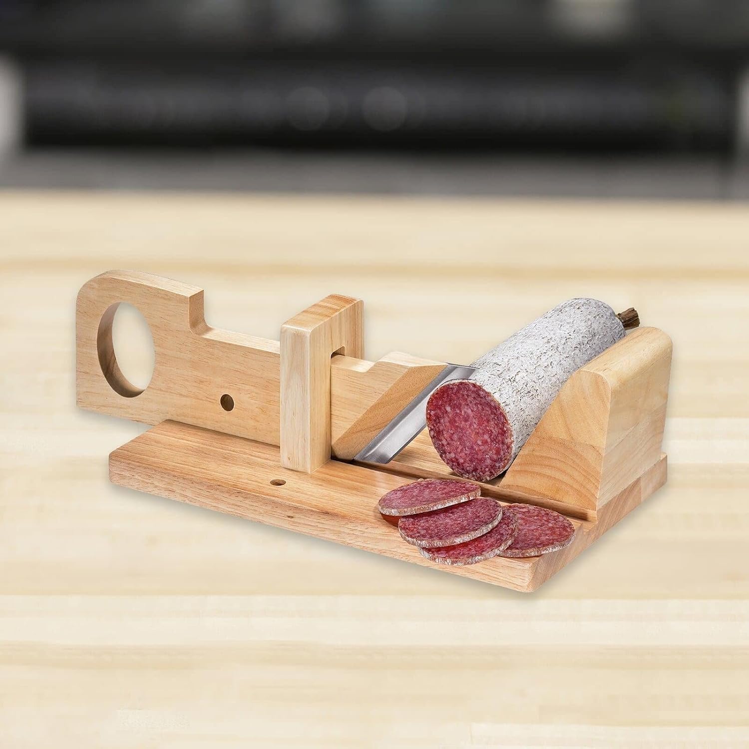 Zassenhaus Charcuterie Slicer - 10-Inch, Beige - Onion & Veggie Slicer - Cheese Knife & Handheld Cheese Grater - Potato Cutter