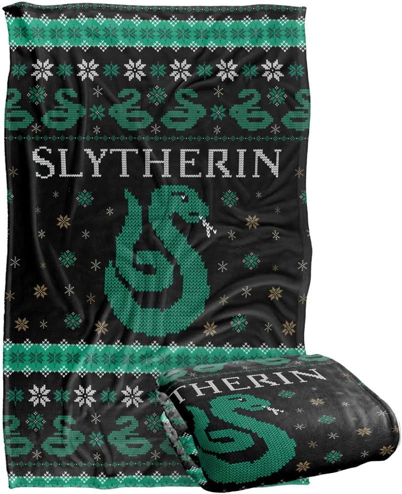 Harry Potter Blanket, 60"x80" Gryffindor Ugly Christmas Silky Touch Super Soft Throw Blanket