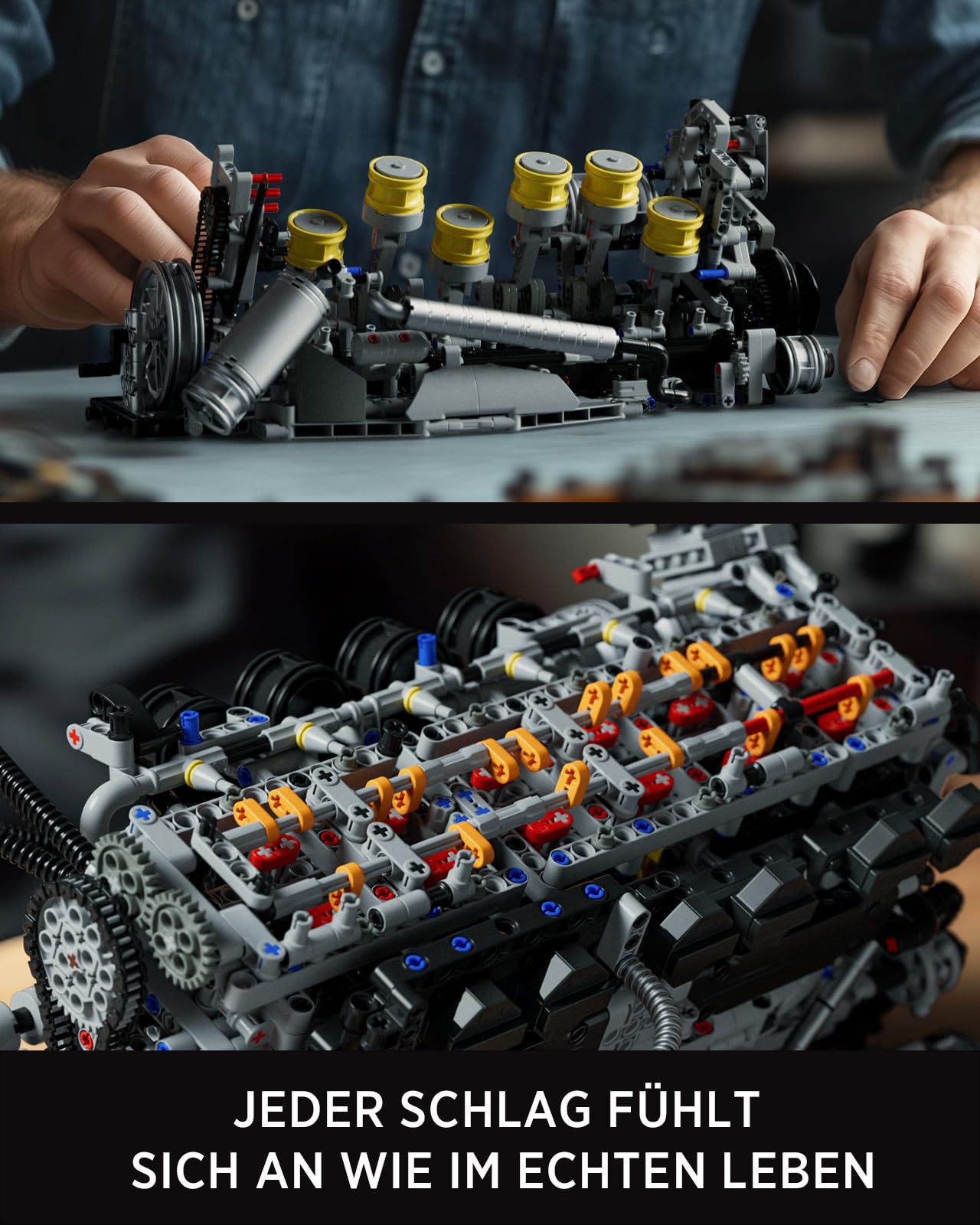 Nifeliz Technique L6 Reihenmotor Kit für Erwachsene, Klemmbausteine Motor Modellbausatz Sammlerset, Sammlerstücke für Zuhause oder das Büro (2,820 Teile, NF10316) | Fortgeschrittenes Sammlermotormodell, Physikalische Wissenschaft Lernspielzeug für Erwachs
