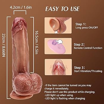 Amazon.com: Realistic Foreskin Thrusting Dildo Vibrator Sex Toy, Ultra Fast Speed Foreskin Dildo Vibrators with 5 Vibration & 3 Thrusting Modes, Skin Like Silicone 8.6 Inch Dildos Adult Sex Toys for Women