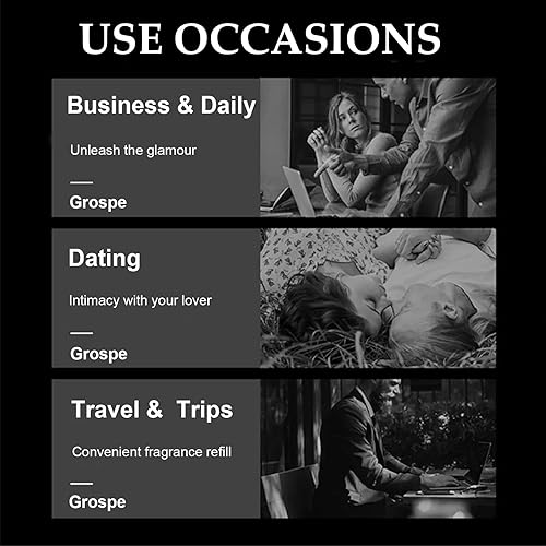 Miniatura 5 de Grospe Juego de 2 bálsamos sólidos perfume portátil de bolsillo perfecto para uso en viajes perfume de fragancia natural para hombres