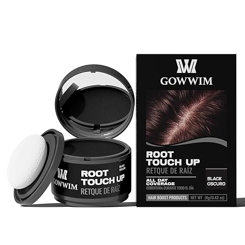Miniatura 89 de gowwim Polvo de línea capilar (marrón oscuro) Tinte de raíz de cabello, color instantáneo, cubierta de sombra de cabello gris, retoque de cabello