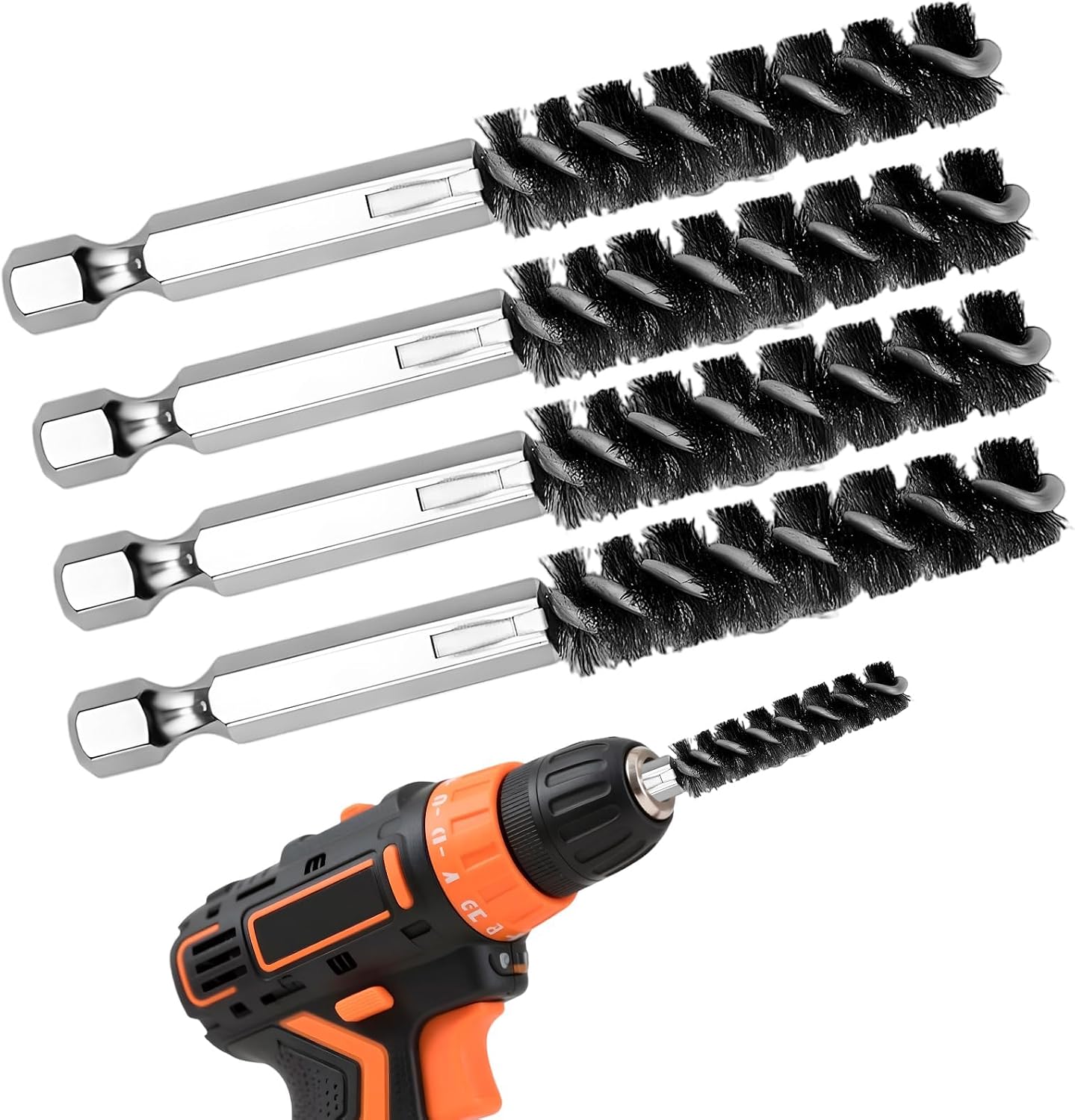 Golf Club Cleaning Brush with Ferrules Tool, Dual Head Stainless Steel Shaft and Hosel Cleaner for Golfers Players Coaches, Perfect for Iron or Wood Hybrid Clubs