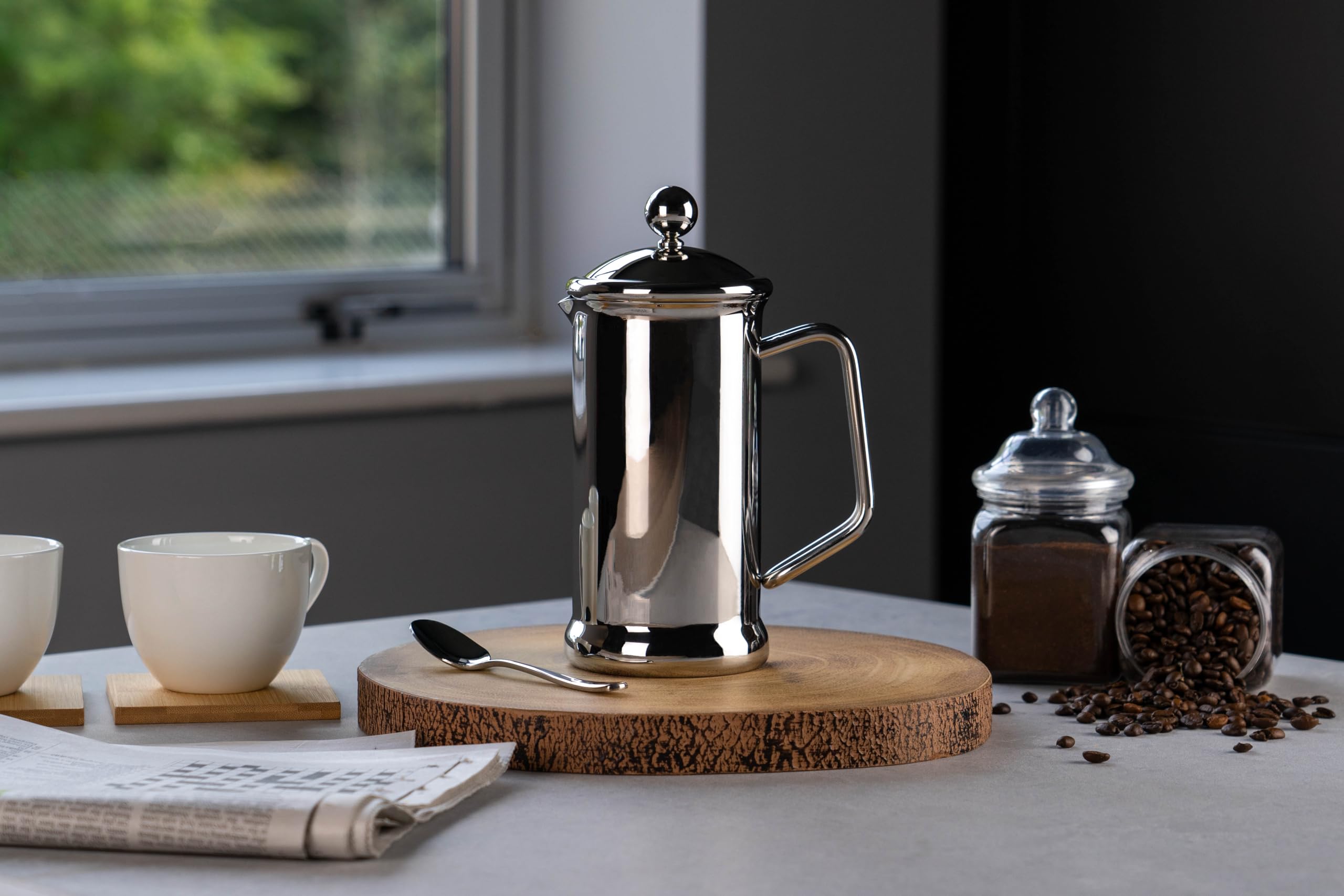 Amazon.com: Grunwerg GL648 Polished Finish Cafetiere, 6 Cups