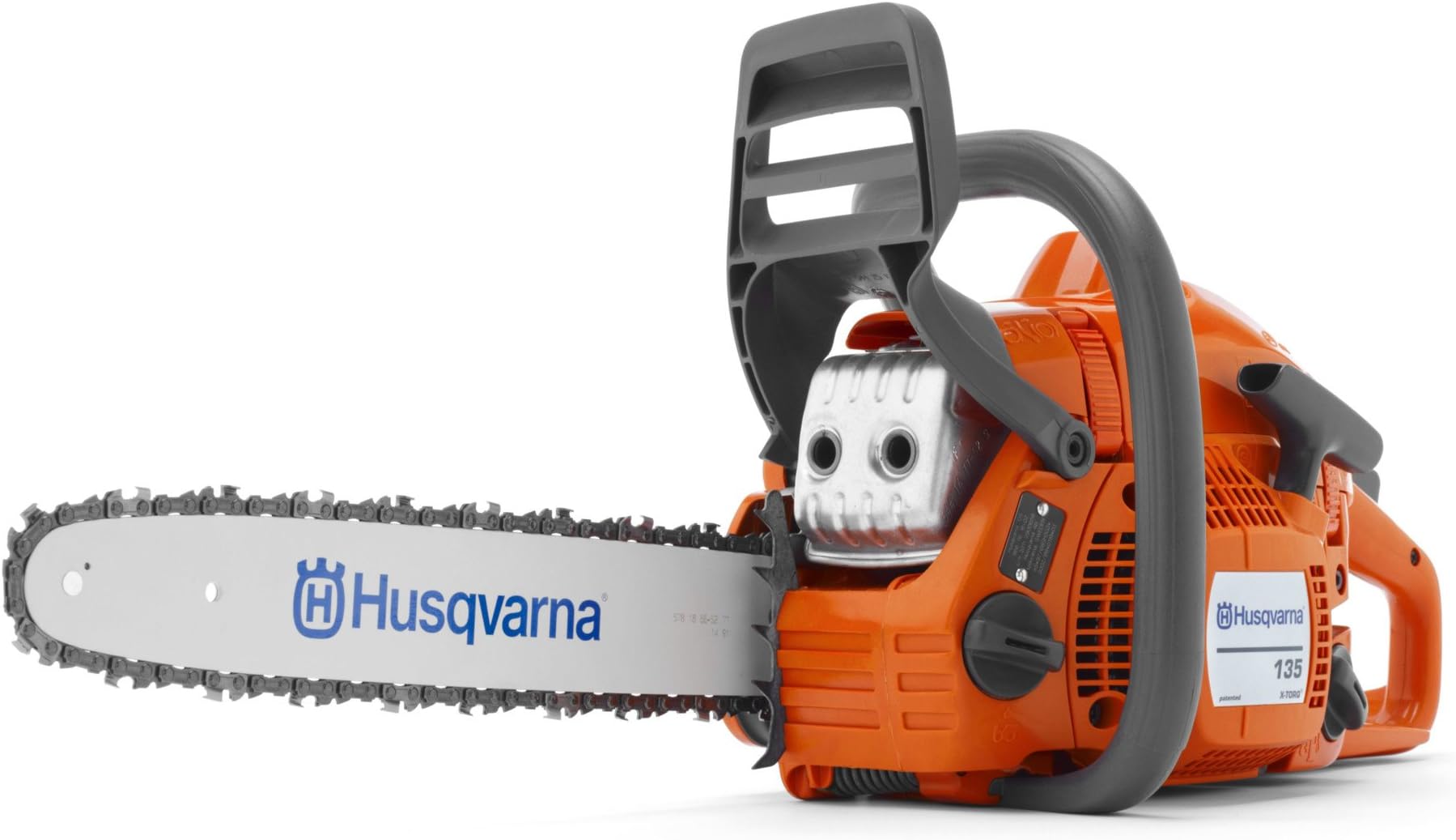 135 Petrol Chainsaw, Black/Orange