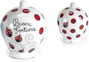 Salvadanaio In Terracotta Porta Fortuna - Modello N.16 - Foto 9