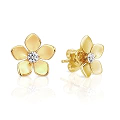 Princess Collection - Beauty in Full Bloom - 12 7 mm 0 41 Carat Pair Cubic Zirconia 22K