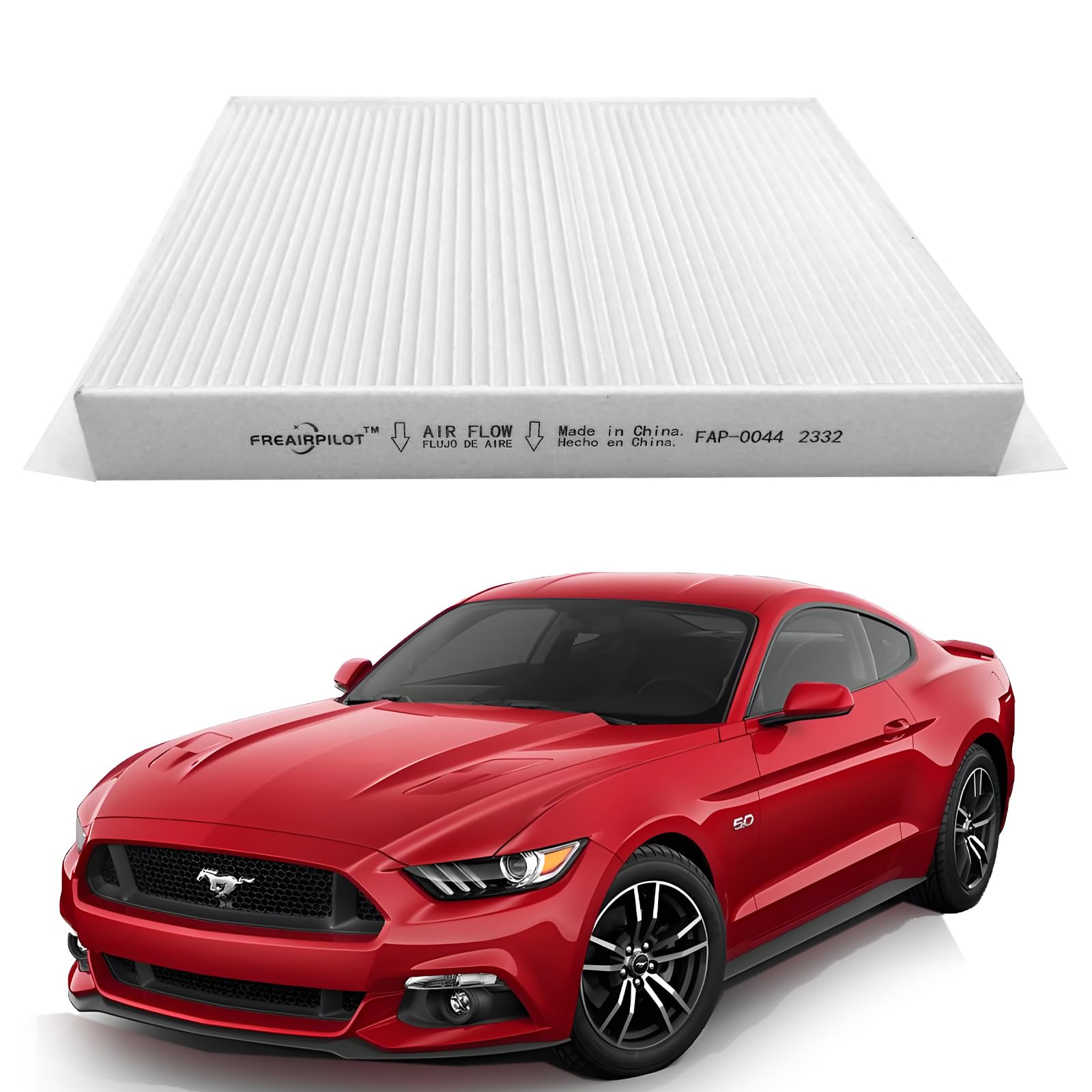 Freairpilot Freairpilot CF12152 Cabin Air Filter,Replacement For Ford Mustang 2015-2023;OEM# WP10195,FR3B18D483AA,FR3Z19N619A,5277386.