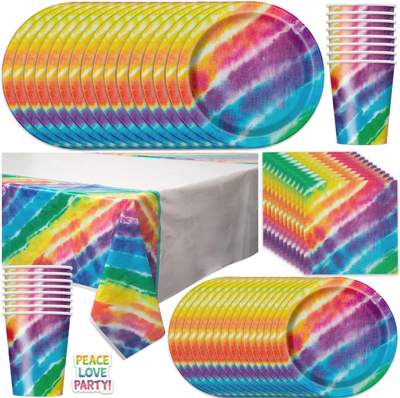 Tie Dye Birthday Party Supplies Tie Dye Party Supplies