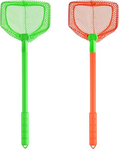 Coopay 2 redes de pesca para insectos, redes de playa para atrapar mariposas para exteriores