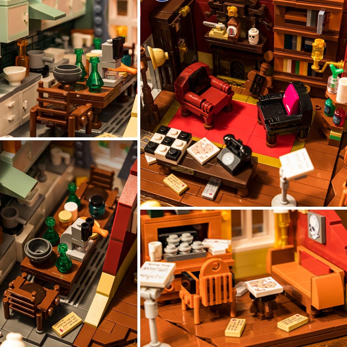 Amazon.co.jp: シャーロック・ホームズアパートメントテーマのブロック