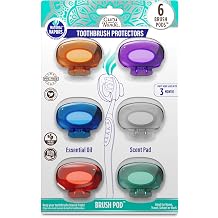 GuruNanda Brush Pods Manual & Electric Toothbrush Covers, 6 ct