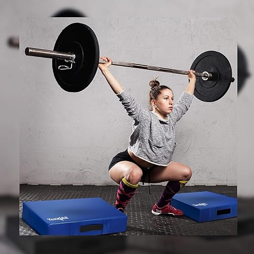 Miniatura 6 de Yes4All Silencer Drop PadsWeightlifting Drop Pads with PVC Cover & Easy Carry Handles  Sold in PairsVariation Theme