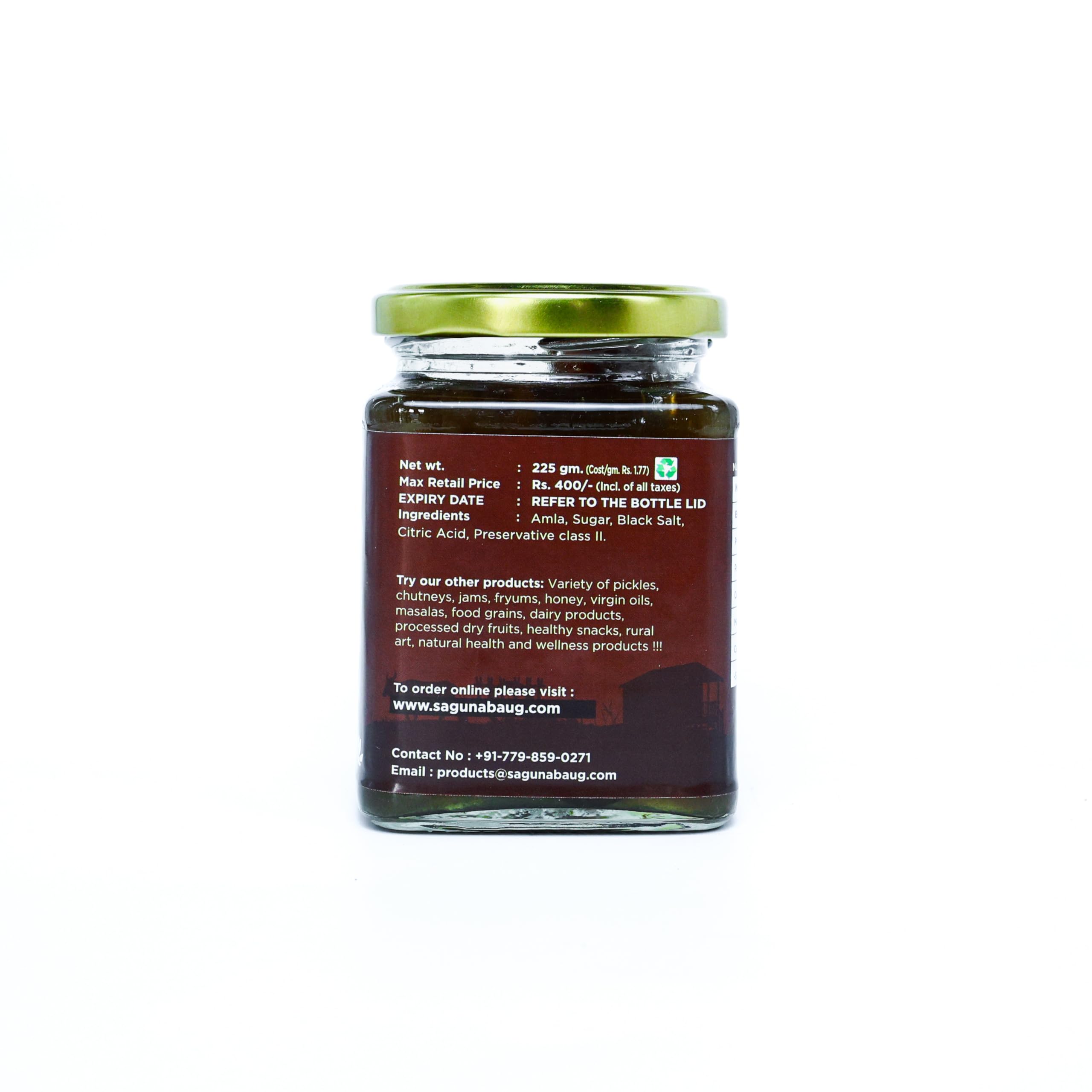 Saguna Baug Amla Marmalade - 225 gm 2