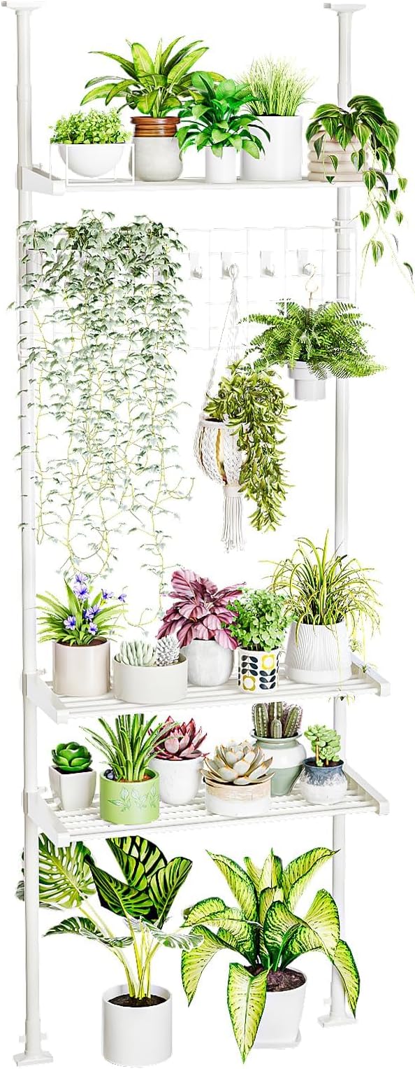 Amazon.com: LEYSRIS Adjustable Height 7 Layer Indoor Plant Stand ...