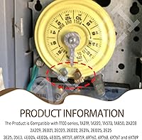 Vista 6 de 8 juegos de 156T1978A Kit de interruptor de tiempo compatible con Intermatic T100, T7000, WH40 Series Temporizadores T101, T102, T103, T104, 102-20