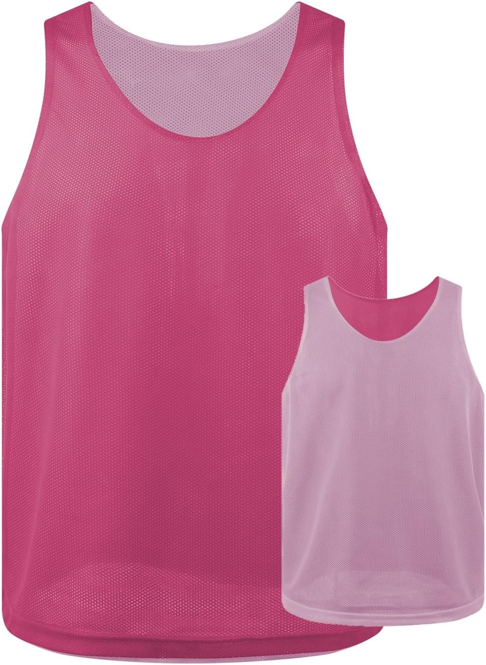TopTie Reversible Training Vests Two Sides Sports Vest Football Jersey, Pinnies for Soccer Team for Adult and Youth