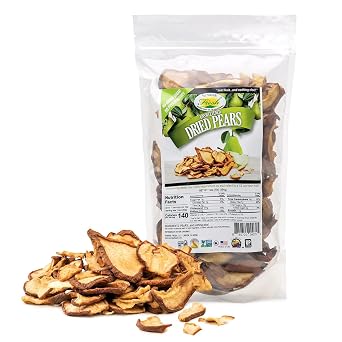 Sunrise Fresh Dried Fruit No Sugar Added Dried California Pears 1 lb Bag