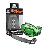 Shock Doctor Lip Guard, Adult and Youth Mouth Guard Football with Strap, Breathable Wide Opening Football Mouthpiece for Youth and Adults OSFA, Shock Doctor Mouth Guards, Max Airflow