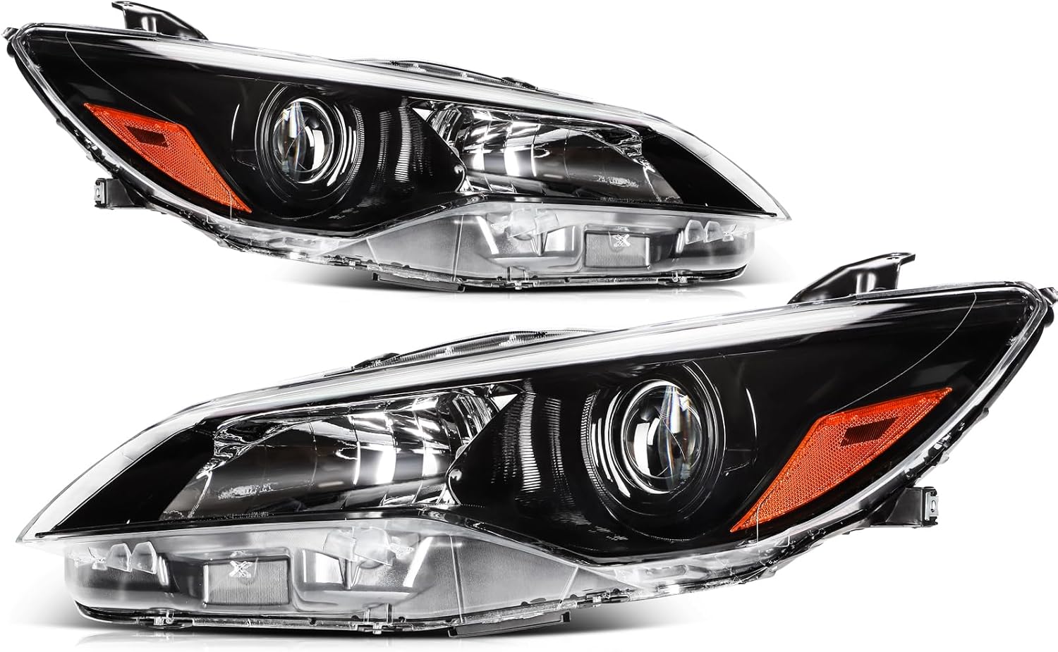 ASAPE Headlights Assembly - 2015-2017 for Toyota Camry Headlight Assembly for Toyota Camry 2015 2016 2017 Replacement Driver and Passenger Side 8115006C70 8111006C70