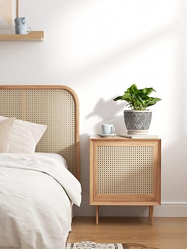 Miniatura 2 de LE TAUCI Macetas bohemias de 5.5 pulgadas para interiores, macetas de cemento artesanal para plantas, macetas para suculentas con agujeros de