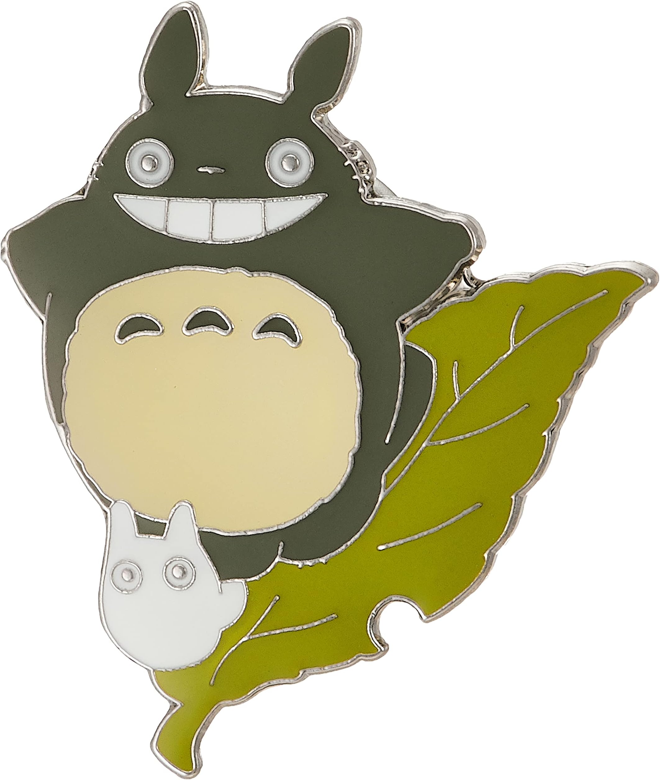 Studio Ghibli pin badge "-big Totoro leaves T-27