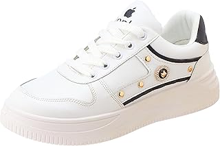 MADYOS Lace up women sneakers BLACK, 41 EU