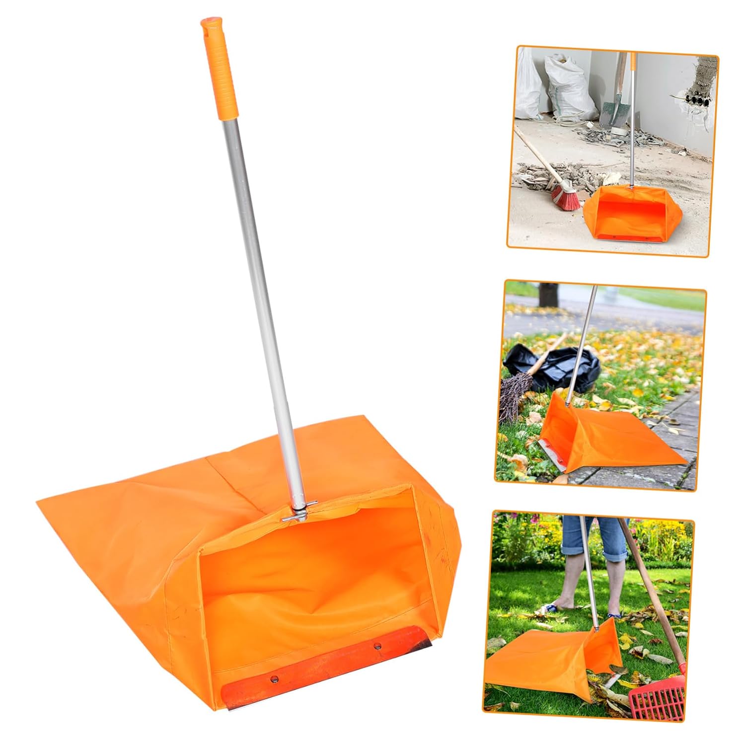 KICHOUSE Windproof Outdoor Trash Grabber Tool with Dustpan and Up Essential Litter Picker for Collection and Cleanup