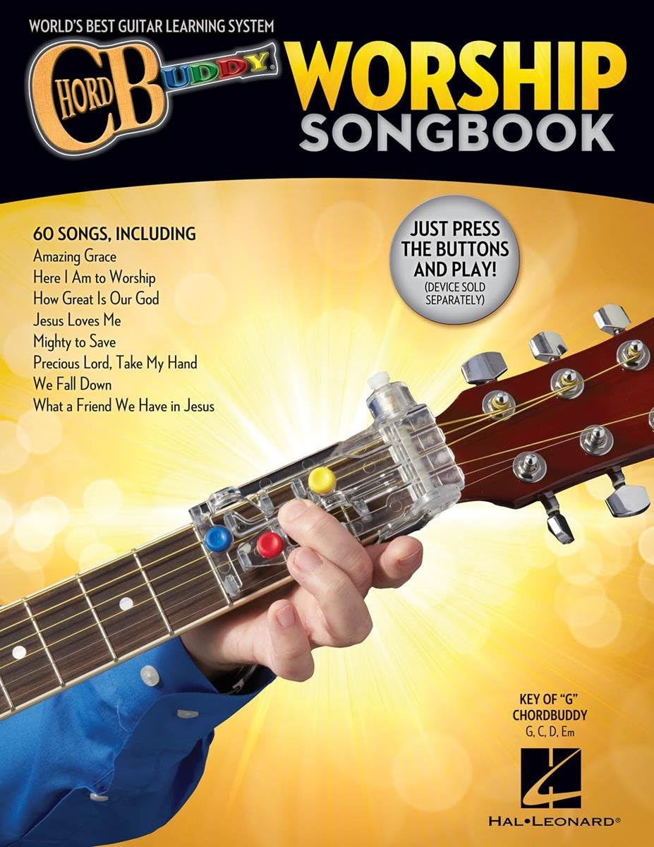 ChordBuddy Worship Songbook | Guitar Sheet Music for Beginners and Church Musicians | Christian Praise and Worship Songbook with 60 Hymns and Color-Coded Arrangements | Learn Guitar Method Book