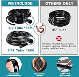 XINGGANG Garden Irrigation System, 340Pcs Adjustable Drip Irrigation Kit, 70m Polyvinyl Chloride Pipe, Automatic Watering for Landscape, Flower Bed and Patio Plants - 7