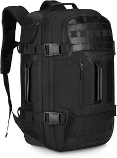 50L/60L Travel Backpack, 3 in 1 Military Large Molle Backpack, Tactical Rucksack Hiking Luggage Handbag Crossbody Bag for Men Women Outdoors Hiking Hunting Travelling Camping Trekking
