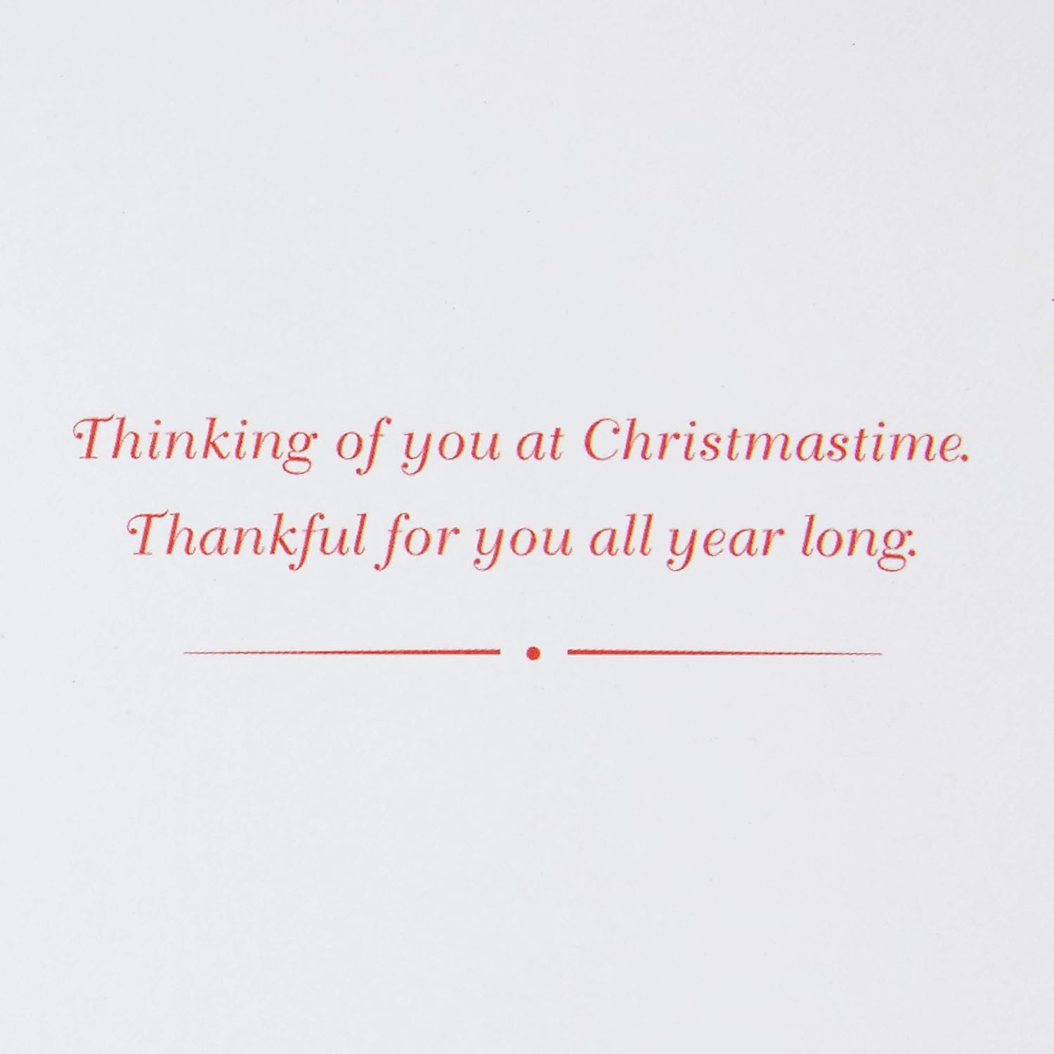 Signature Collection Christmas Card from Hallmark - 3D Effect Lettering Design