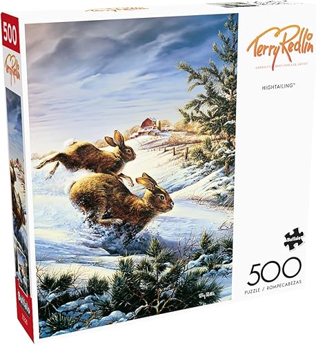 Miniatura 3 de Buffalo Games - Terry Redlin - Hightailing - Rompecabezas de 500 piezas para adultos desafiante rompecabezas perfecto para noches de juego - Tamaño