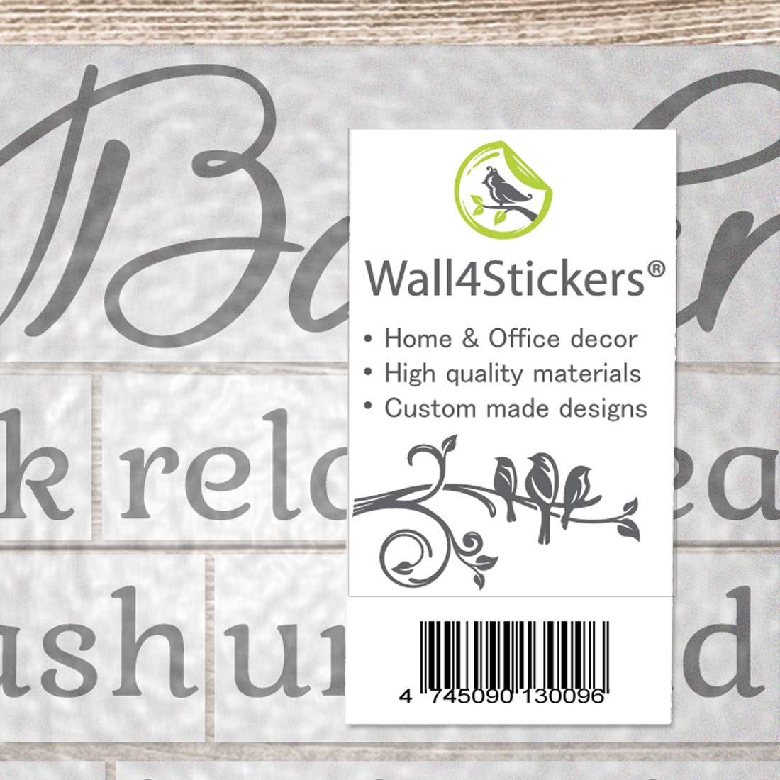 Wandaufkleber Badezimmer Mit Spruch – 45x29 Cm, Schwarze Typografie "Soak Relax Enjoy", Selbstklebend Für Wanddekoration
