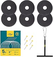 Vista 39 de SF Líder Cónico Pre-Atado con Lazo para Pesca con Mosca de Nailon Transparente para Trucha de Agua Dulce y Salada Bonefish Permit Lubina Salmón