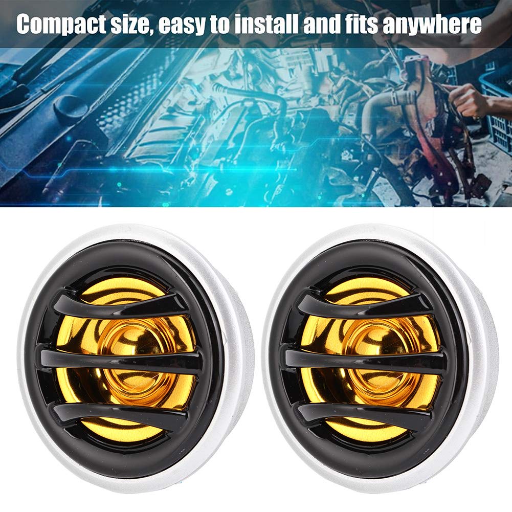 Tweeters Voiture EVGATSAUTO - Paire De Tweeters à Dôme 12V 150W - Haut-parleurs Tweeter Pour Amélioration Audio Auto