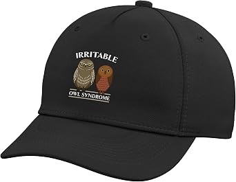 Irritable Owl Syndrome Nocturnal Bird Owl Whisperer Adjustable Baseball Hat