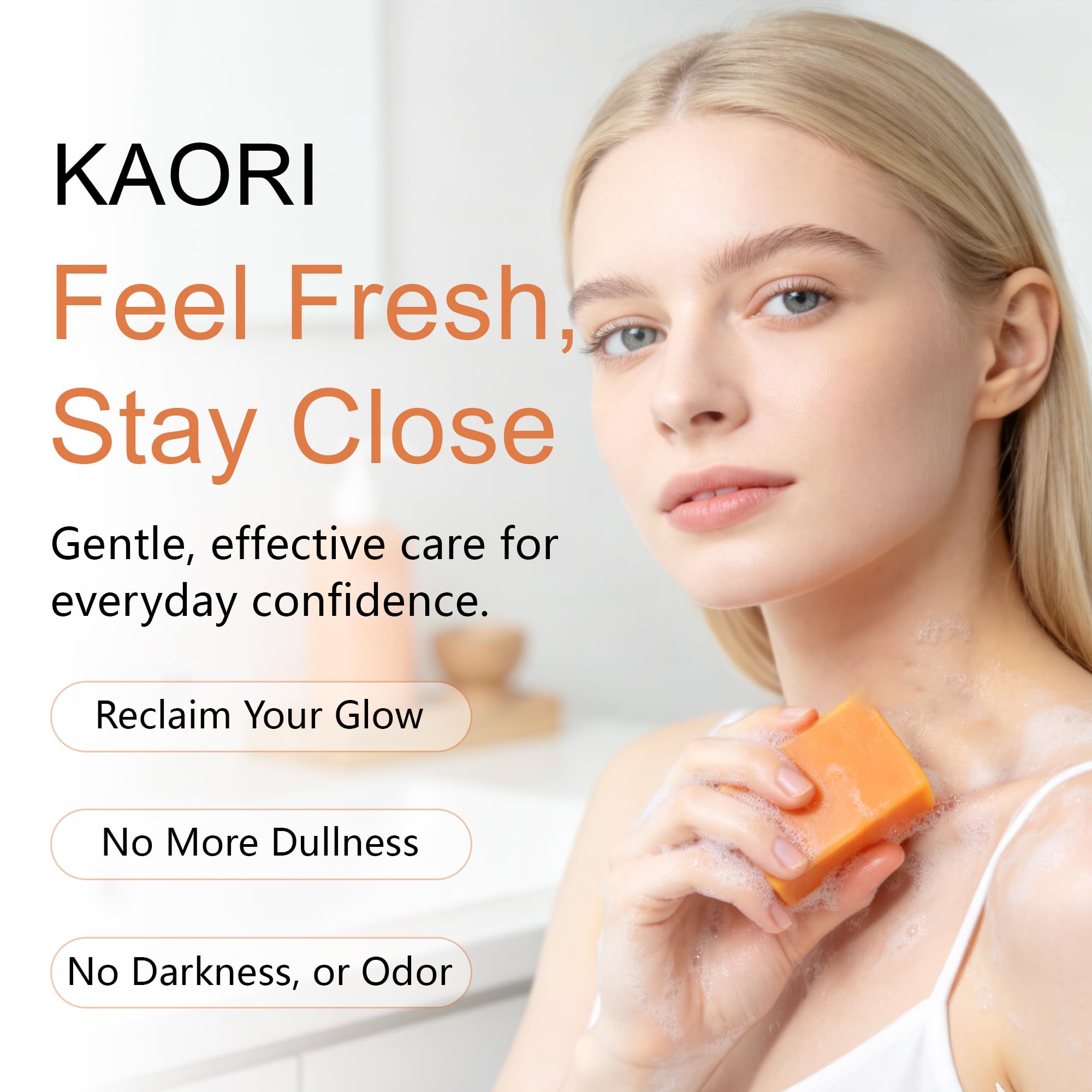 Kaori Persimmon Deodorizing Soap with Shea Butter