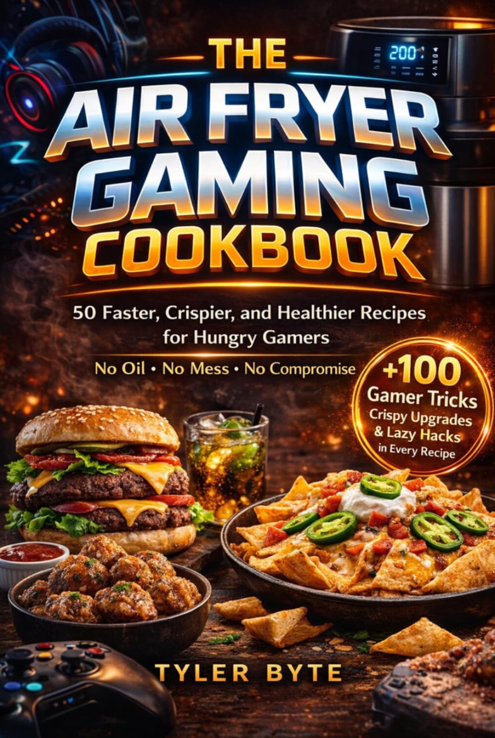 The Air Fryer Gaming Cookbook: 50 Faster, Crispier, and Healthier Recipes for Hungry Gamers