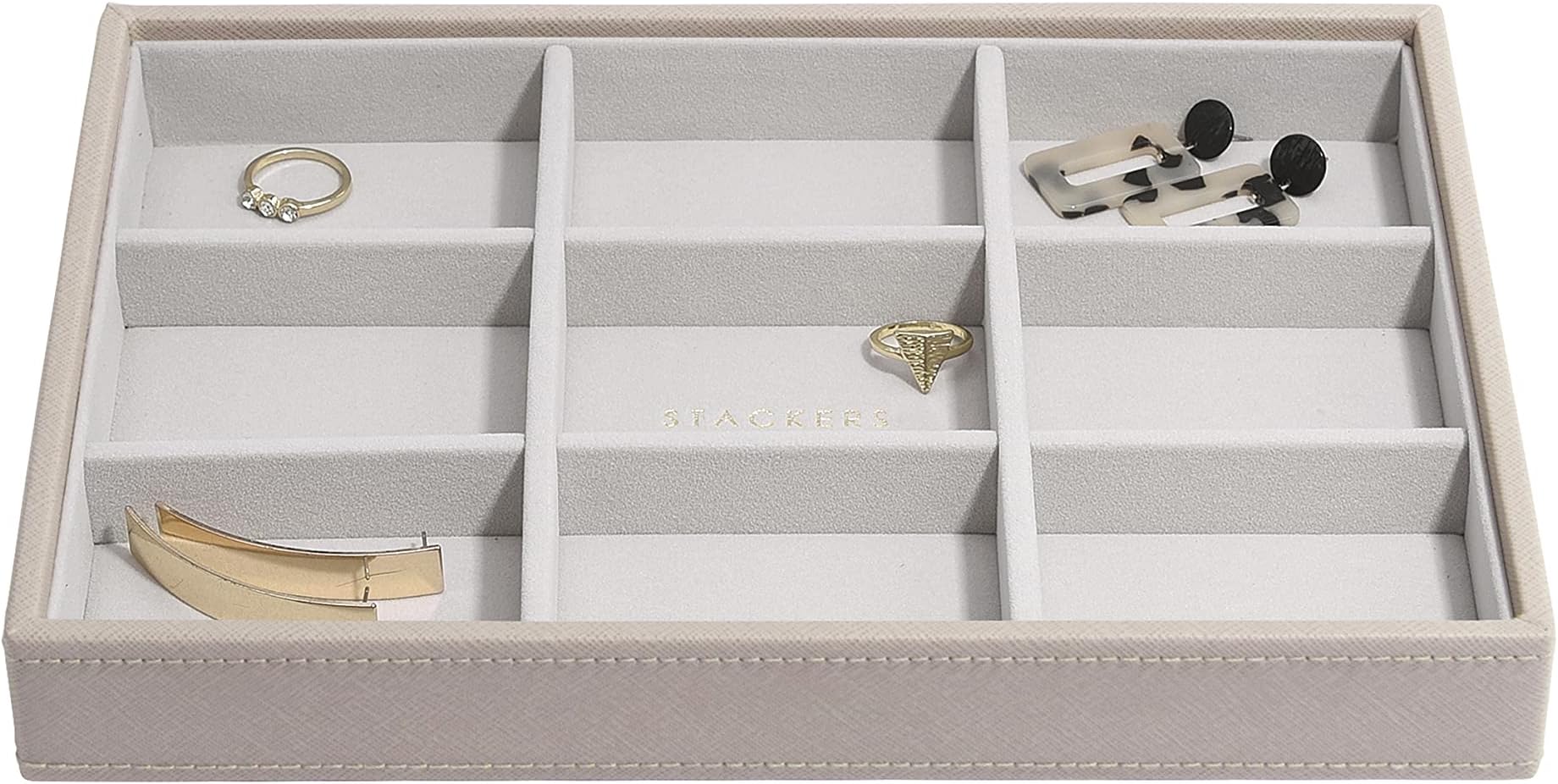 Stackers Taupe Classic Statement Earring Jewellery Layer