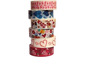 Valentine's Day Heart Washi Tape - Sweet and Festive Decor for Love-Themed Projects