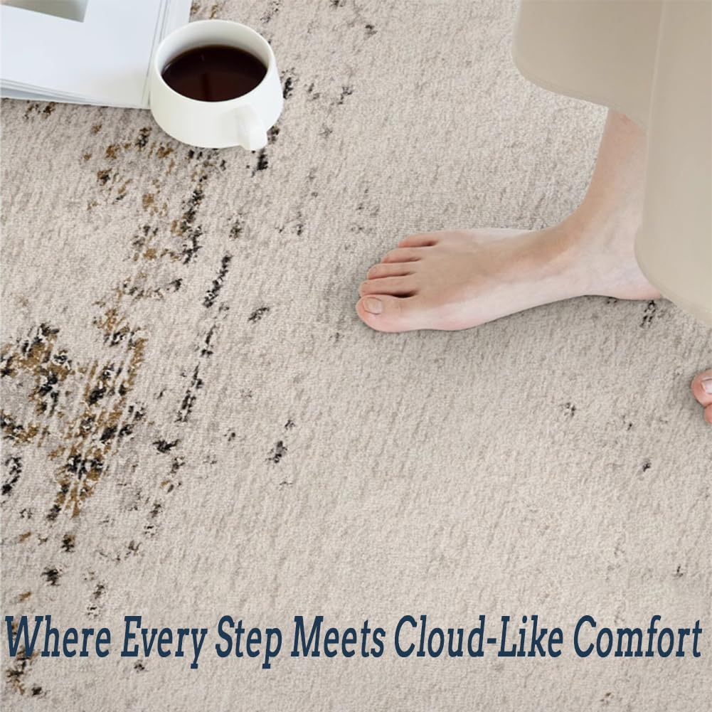 Tappeto da esterno resistente alle intemperie, resistente ai raggi UV, antiscivolo, per balcone, patio, cucina e sala da pranzo, design moderno e facile da pulire, 240 cm, perfetto per interni ed