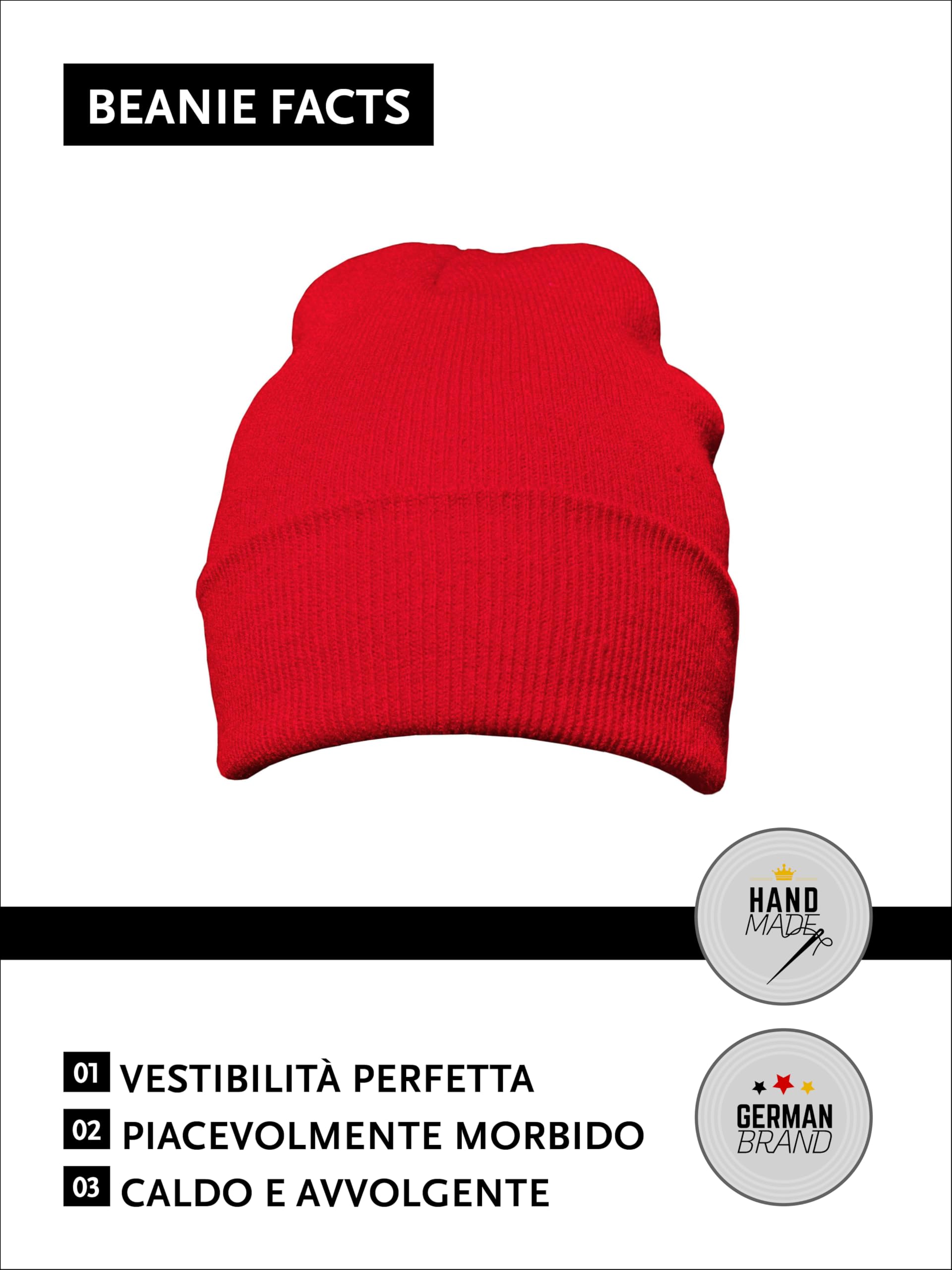 DonDon Berretto Uomo Berretto Donna Beretto Invernale Beanie Design Classico