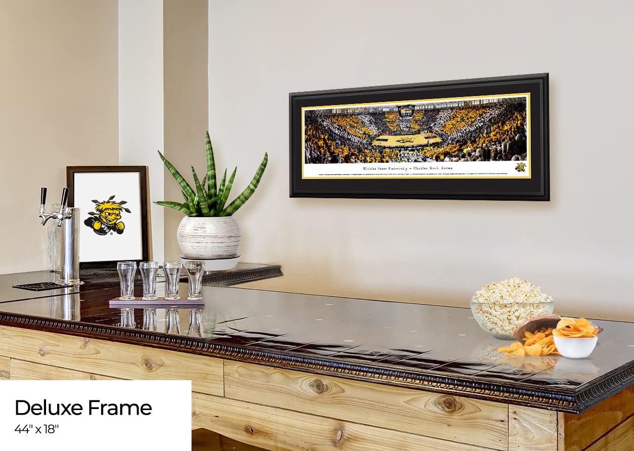 Wichita State Basketball - College Posters, Framed Pictures and Wall Decor by Blakeway Panoramas