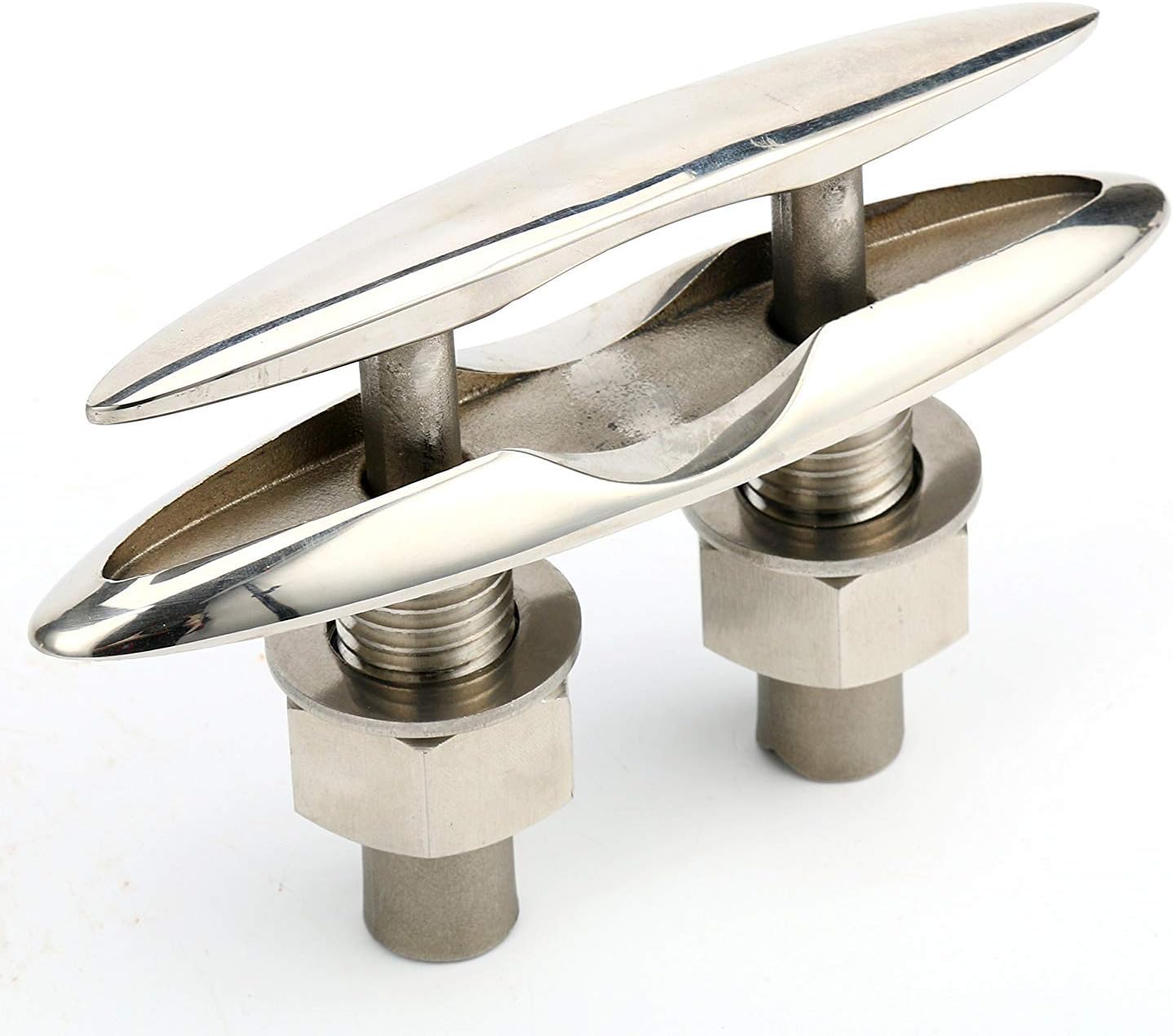 Amarine Made 2 Pack Stainless Steel 316 Pull Up Cleat - 6-1/2" -M0098S (2)